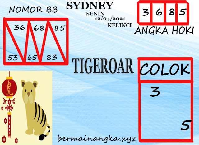 Syair Sydney 12 April 2021